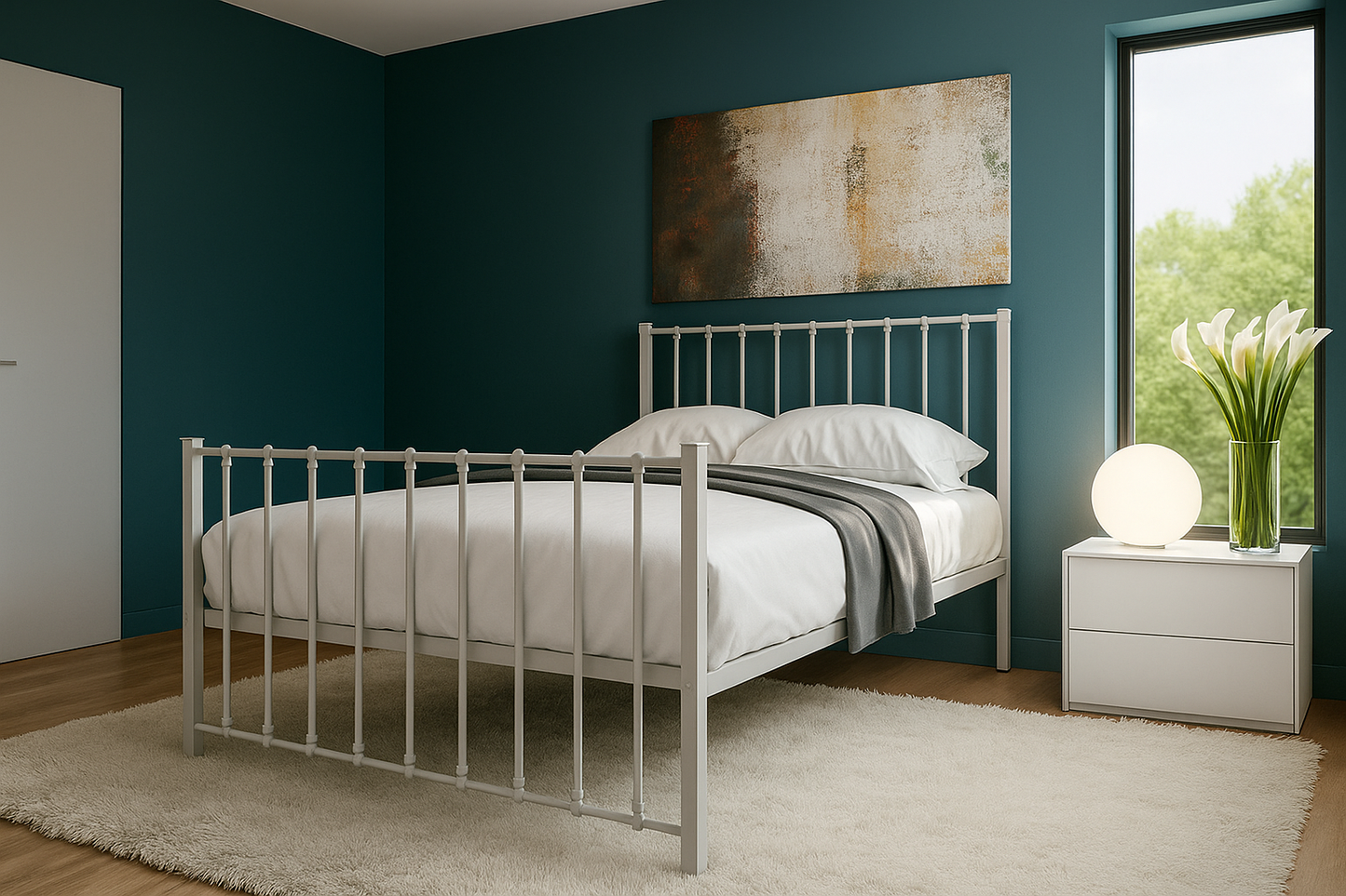 Sleek Rail Bed / Double Bed / Elegent design