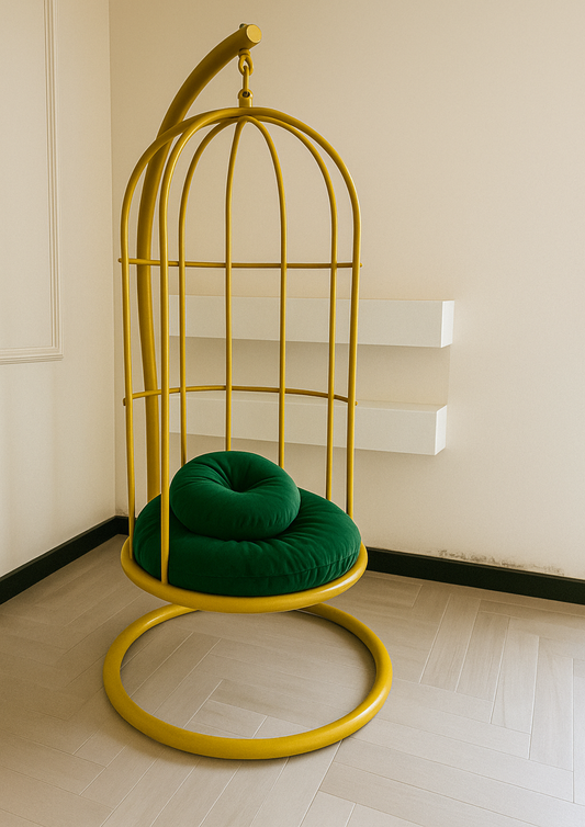 Cage hanging swing