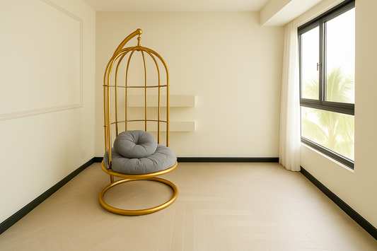 Cage hanging swing