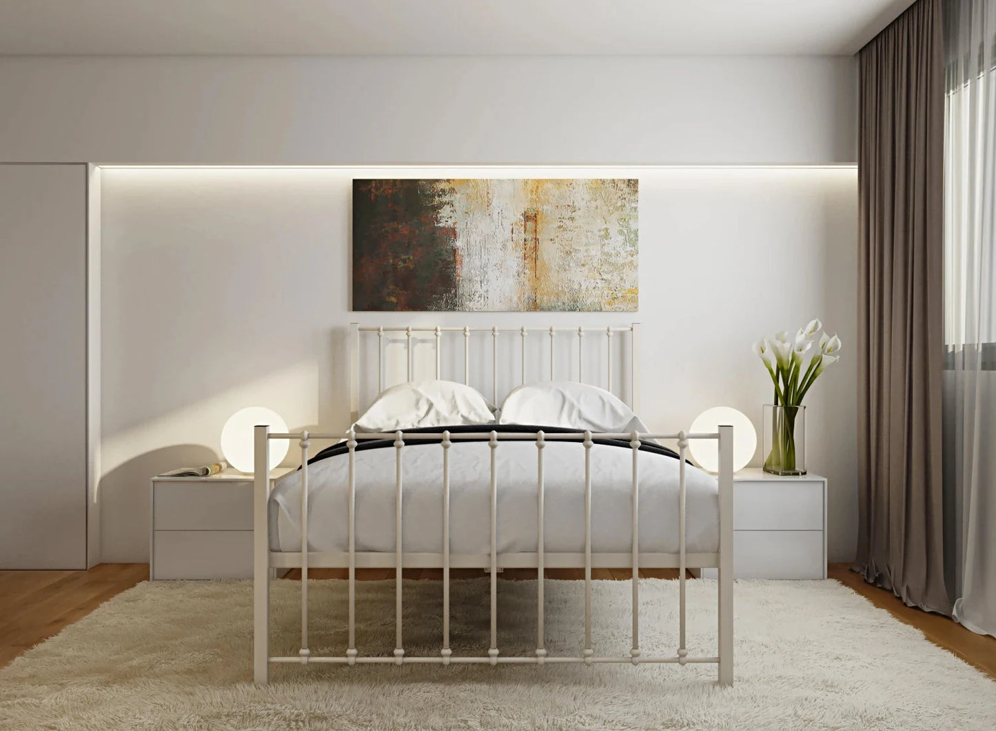 Sleek Rail Bed / Double Bed / Elegent design